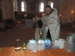 Великое освящение воды в Казанском храме с. Богородицкое (Барятино)